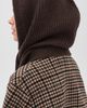 White & Warren White & Warren Cashmere Ribbed Balaclava Coffee Bean One - 4