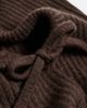 White & Warren White & Warren Cashmere Ribbed Balaclava Coffee Bean One - 6