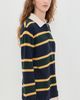 White & Warren White & Warren Cashmere Rugby Polo Pullover Deep Navy Rugby - 4