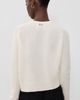 White & Warren White & Warren Cashmere Tennis Racquet Sweatshirt Soft White Combo - 3