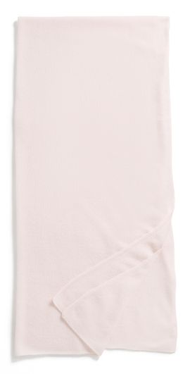 White & Warren White & Warren Cashmere Travel Wrap Pink Sand One