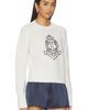 White & Warren White & Warren Featherweight Cashmere Nautical Embroidered Sweater - 2