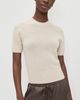 White & Warren White & Warren Featherweight Cashmere Pullover Natural Heather - 2