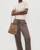 White & Warren White & Warren Featherweight Cashmere Pullover Natural Heather - 5