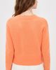 White & Warren White & Warren Featherweight Cashmere V Neck Pullover Orange Fresco - 3