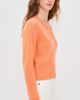 White & Warren White & Warren Featherweight Cashmere V Neck Pullover Orange Fresco - 4