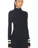 White & Warren White & Warren Superfine Merino Striped Fitted Turtleneck - 2
