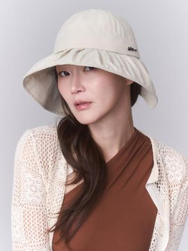 WHITE SANDS Air Texture Shirring Bonnet Hat Dinant (4 colors)