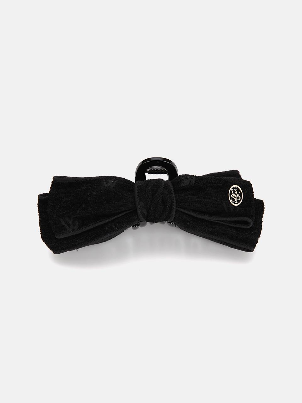 WHITE SANDS Chenille Jacquard Double-Layered Hair Clip