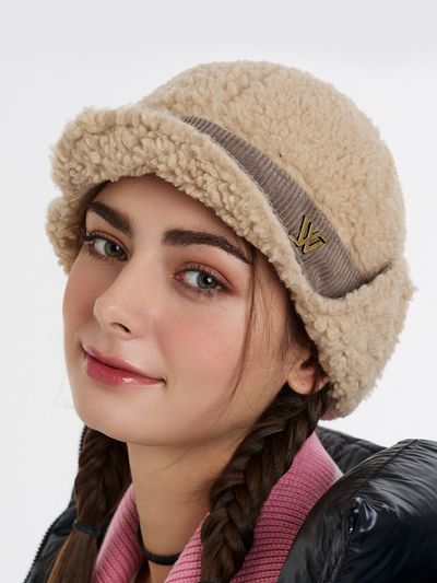 WHITE SANDS Corduroy Fleece Earmuff Cap Cona 6 Colors