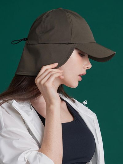 WHITE SANDS Green Label Earflap Ball Cap Bauru