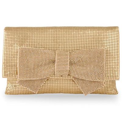 Whiting & Davis Whiting & Davis Gemma Crystal Bow Clutch