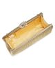 Whiting & Davis Women's Goldtone Metal & Crystal Flower Clutch - 3