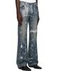 Who Decides War Who Decides War Blue Demi Flare Fit Luster Patches Jeans - 2