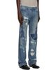 Who Decides War Who Decides War Blue Slim Fit Wax Wash Jeans - 2