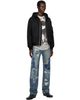 Who Decides War Who Decides War Blue Slim Fit Wax Wash Jeans - 4