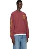 Who Decides War Who Decides War Burgundy Fountain Crest Crewneck Sweatshirt - 2