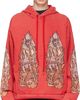 Who Decides War Who Decides War Red Flame Glass Hoodie - 1