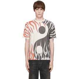 Who Decides War Who Decides War White & Gray Yin Yang Jersey Short Sleeve T-shirt