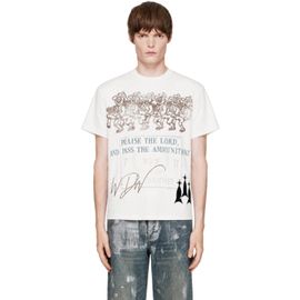 Who Decides War Who Decides War White Postal Jersey Short Sleeve T-shirt