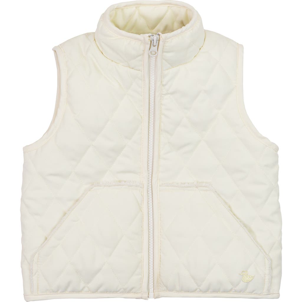Widgeon Widgeon Faux Fur Lined Zip Front Quilted Barn Vest