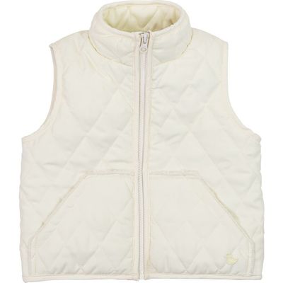 Widgeon Widgeon Faux Fur Lined Zip Front Quilted Barn Vest