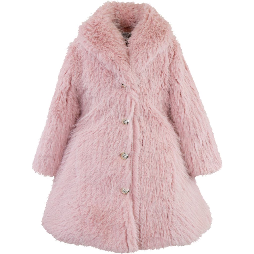 Widgeon Widgeon Faux Fur Shawl Flounce Coat