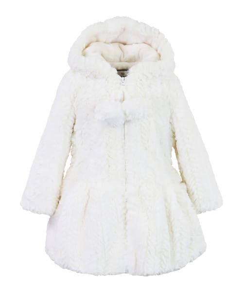 Widgeon Widgeon Hooded Faux Fur Coat