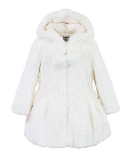 Widgeon Widgeon Hooded Faux Fur Coat