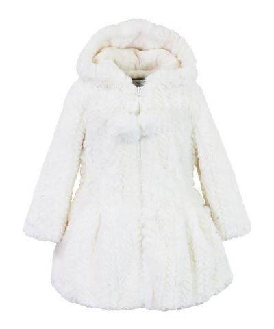 Widgeon Widgeon Hooded Faux Fur Coat