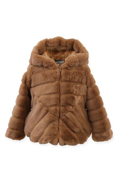 Widgeon Widgeon Kids' Cozy Faux Fur Hooded Jacket