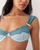 Wild Lovers Wild Lovers Floriane underwire bra with lace trim in blue - 4