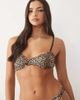 Wild Lovers Wild Lovers Suki frill bralette in leopard-MULTI - 1