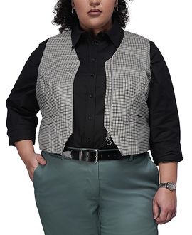 Wildfang Wildfang Plus The Empower Zipper Vest