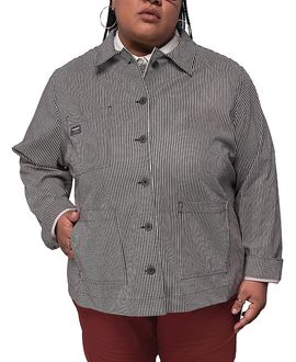 Wildfang Wildfang Plus The Essential Railroad Stripe Utility Jacket