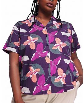Wildfang Wildfang Plus The Everyday Camp Button Up Shirt
