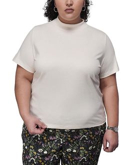 Wildfang Wildfang Plus The Everyday Mock Neck Tee