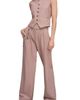 WILDFANG WILDFANG The Empower Houndstooth Wide Leg Trouser - 1