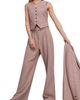 WILDFANG WILDFANG The Empower Houndstooth Wide Leg Trouser - 4