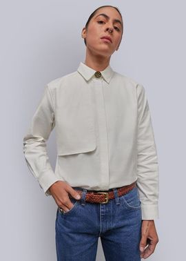 WILDFANG WILDFANG The Empower Oxford Storm Flap Button Up