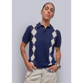 WILDFANG WILDFANG The Everyday Argyle Sweater Polo