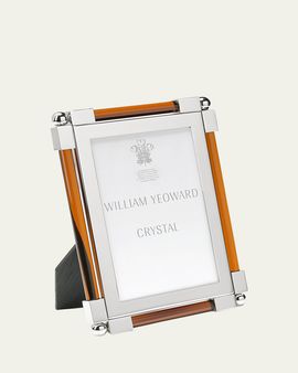William Yeoward Crystal New Classic Amber Frame, 4 x 6