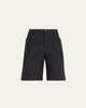 Willy Chavarria Men's Pleated Wide-Leg Shorts - 1