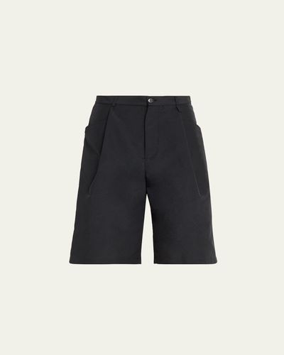Willy Chavarria Men's Pleated Wide-Leg Shorts