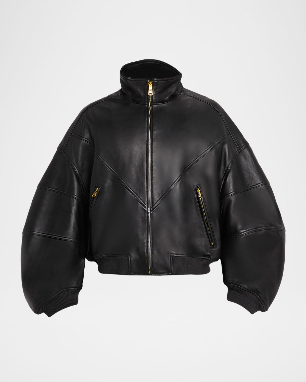 Willy Chavarria - Men's Ruff Rider Leather Jacket