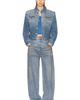 Willy Chavarria Willy Chavarria Bad Girl Denim Barrel Leg - 5