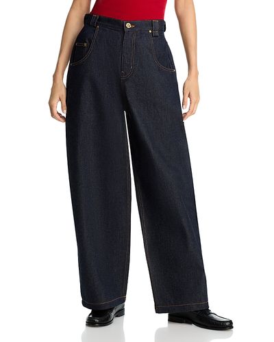 Willy Chavarria Willy Chavarria Bad Girl Jeans in Blue Denim
