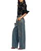 Willy Chavarria Willy Chavarria Bad Girl Wide Leg Jeans in Classic Blue - 4