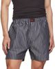 WILLY CHAVARRIA WILLY CHAVARRIA Black & White Willy Woven Boxer Shorts - 4
