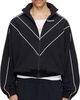 WILLY CHAVARRIA WILLY CHAVARRIA Black Bad Boy Track Jacket - 1